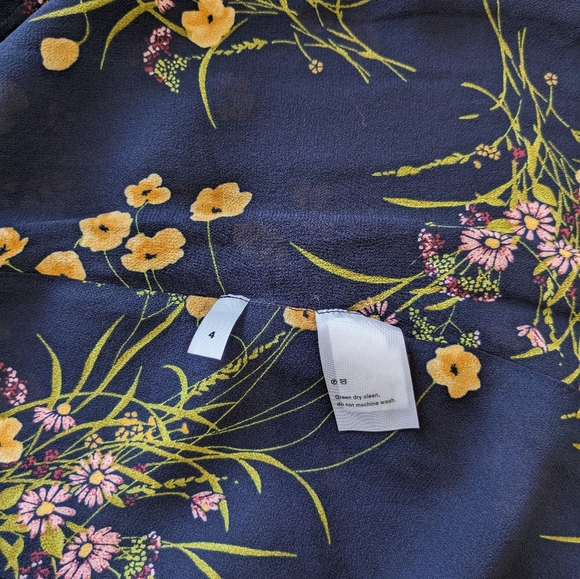 Reformation Peridot Side Slit Midi Dress in Mademoiselle - Size 4 - Picture 8 of 8